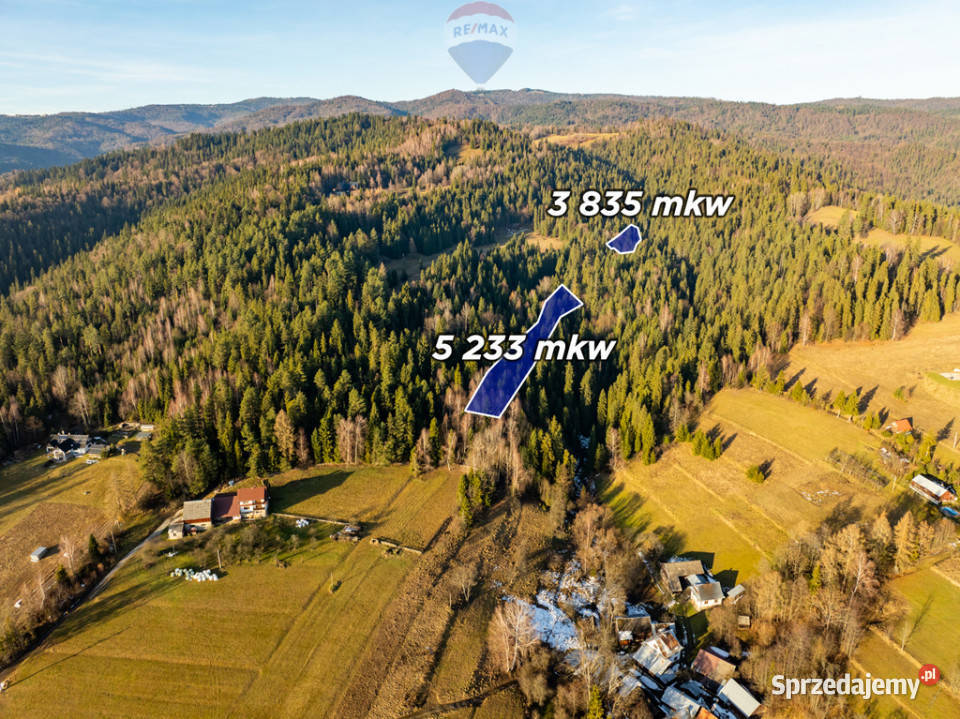 Grunt Harklowa 40m małopolskie