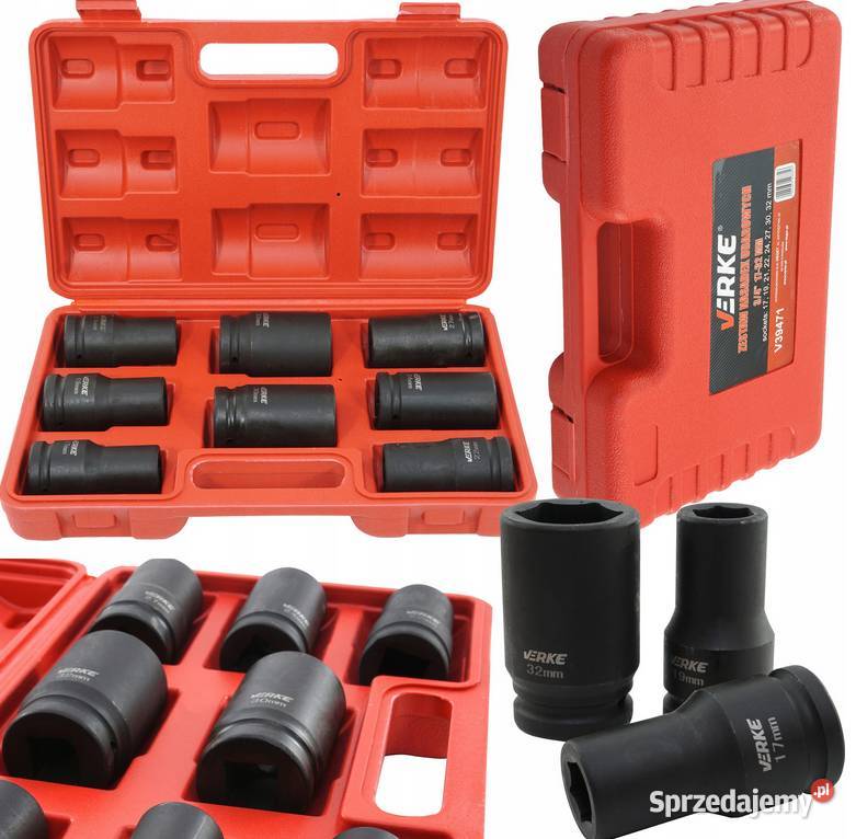 NASADKI UDAROWE 34 ZESTAW NASADEK UDAROWYCH 1732 Chmielnik