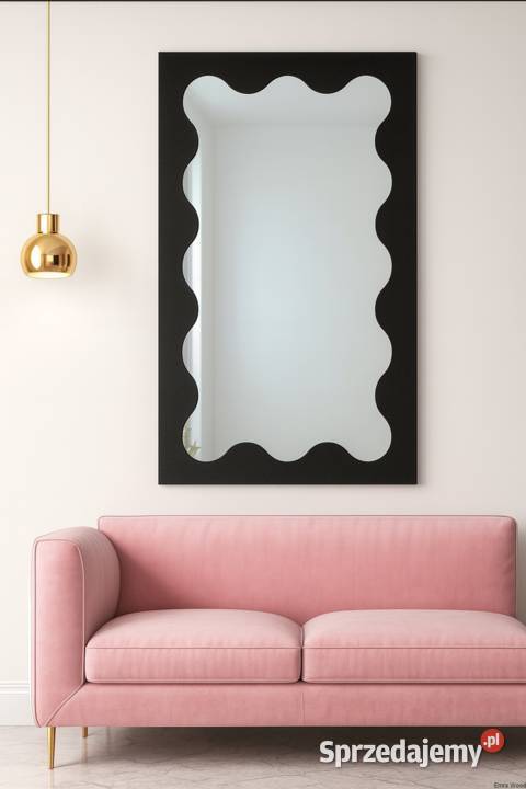Lustro nieregularne w ramie mdf PRISM Blobs Warszawa sprzedam