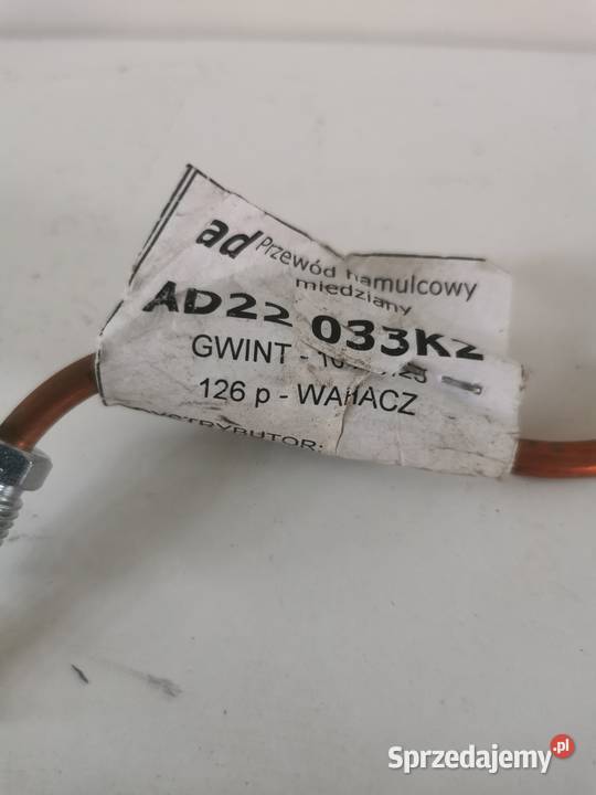 Fiat 126p Przewód hamulcowy NOWY Ad22 033K2 osobowe