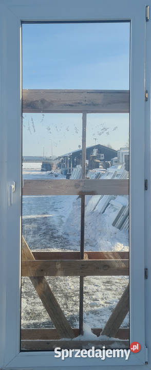 OKNA KacprzaK 86X219 Okno Balkonowe Używane PCV lubelskie Lublin