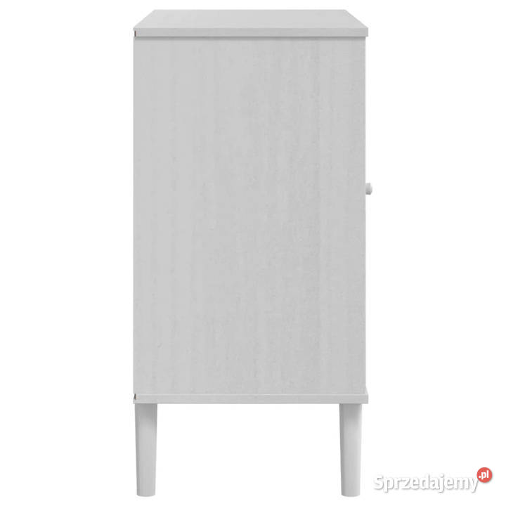Szafka SENJA imitacja rattanu biała 80x40x80 Warszawa