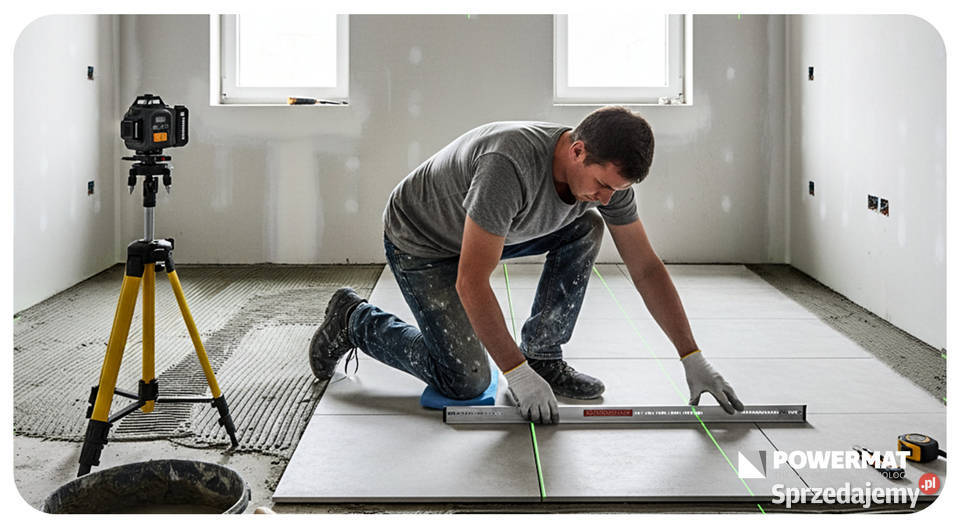 poziomica laserowa laser krzyżowy zielony