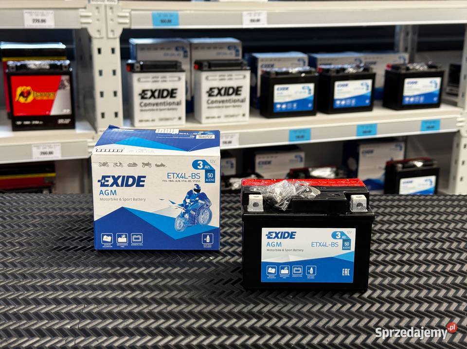 Akumulator EXIDE 12V 3 Ah ETX4LBS YTX4LBS podkarpackie Jasło