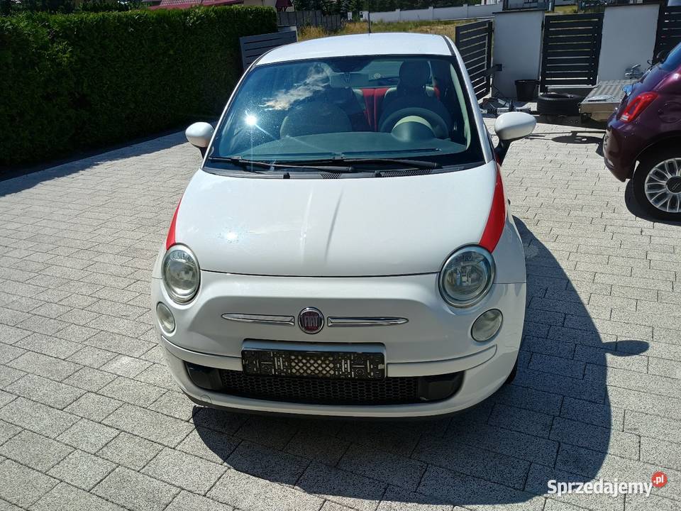 Fiat 500 automat klimatyzacja jasny środek Rawicz