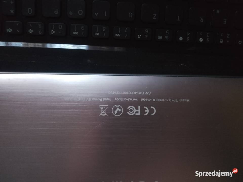 Tablet IONIK 101 z klawiatura uszkodzony Legnica