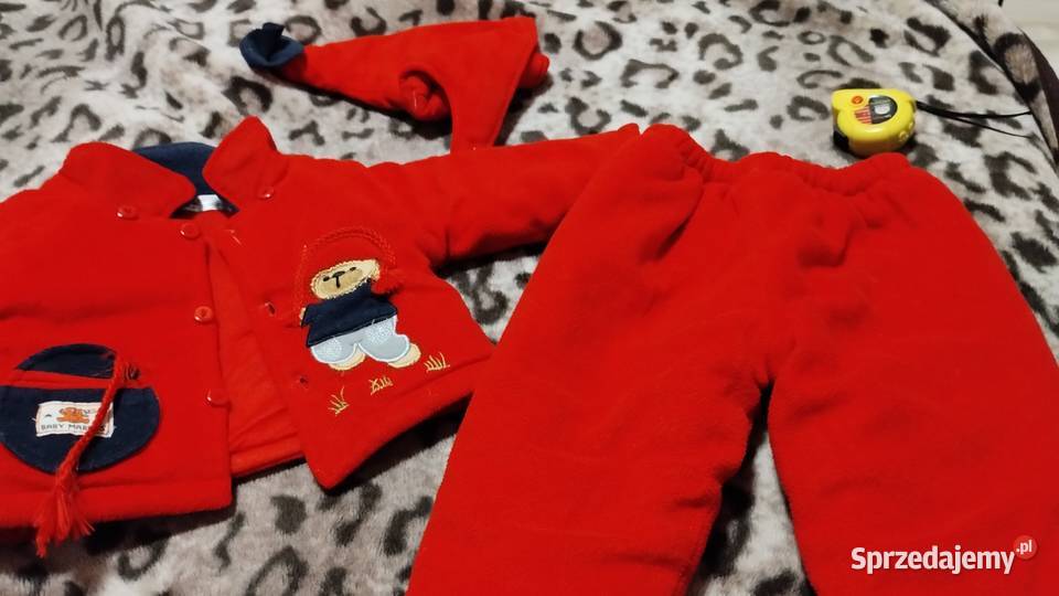 kurtka zimowa chłopięca spodnie kaptur komplet Poznań