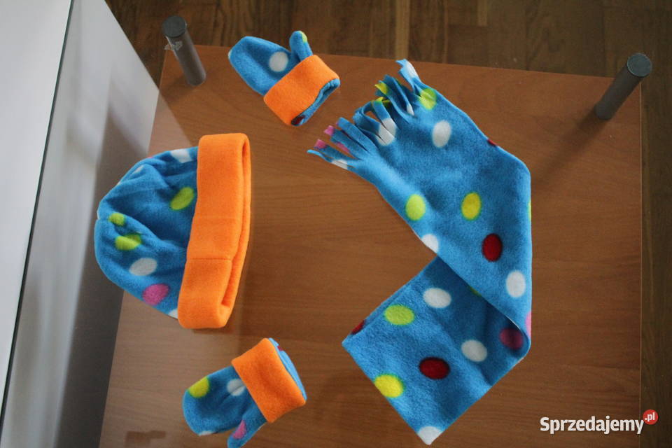 zestaw komplet czapka szlik szal rękawiczki kujawsko-pomorskie Toruń