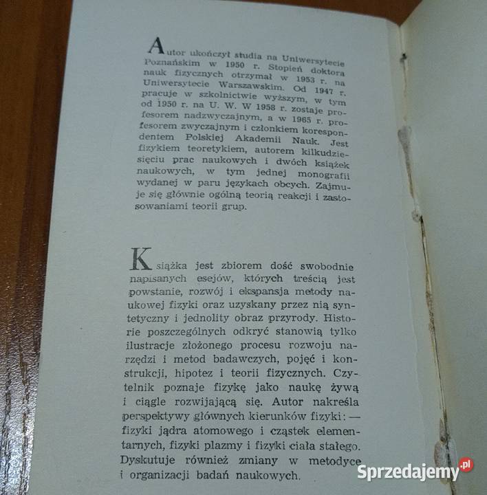 Rozwój i perspektywy fizyki Józef Werle Kultura i Rozrywka Gdańsk