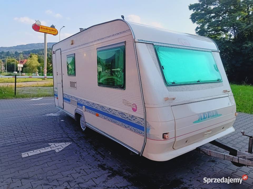 Przyczepa kempingowa campingowa kemping OKAZJA Międzybrodzie Bialskie
