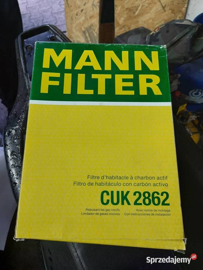 Mann filtr kabinowy CUK2862 golf IV 4 polo Seat benzyna + LPG Lubartów