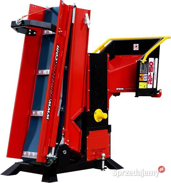 Rębak REMET CNC RP150 WOM taśmociąg hydrauliczny Leśnictwo Kraśnik