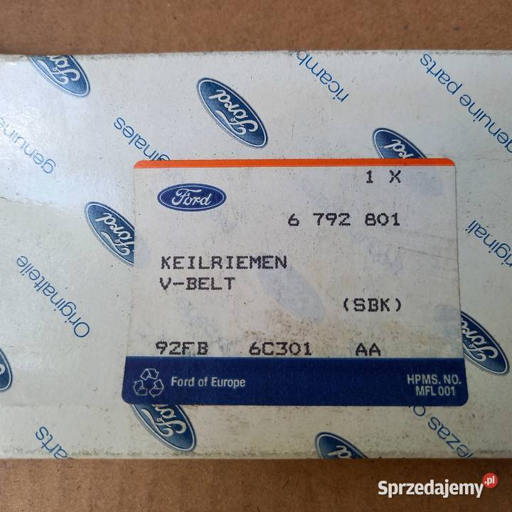 6792801 Pasek klinowy Fiesta Escort 13 bez osobowe Kraków