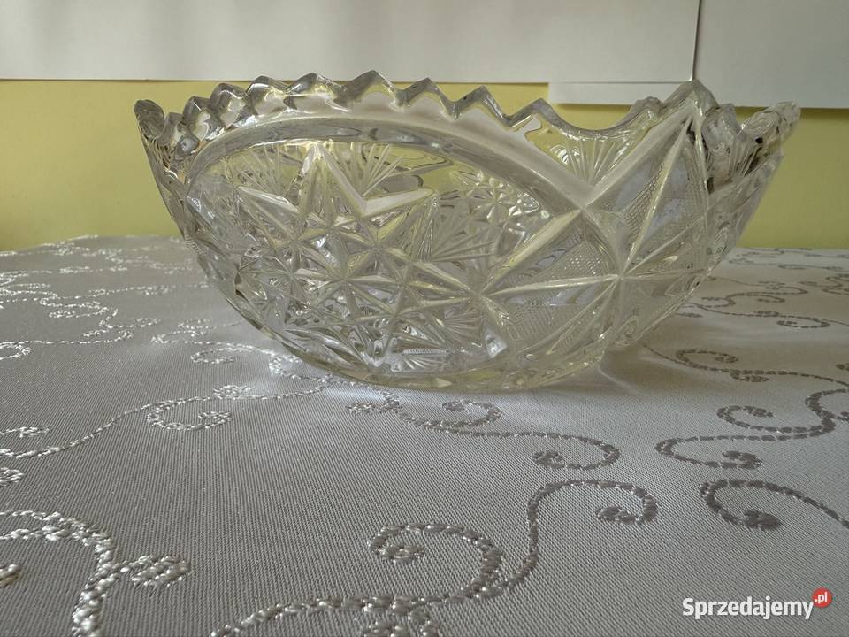 Kryształowa Misa PRL Vintage Klasyka Na Owoce Czerwionka-Leszczyny sprzedam