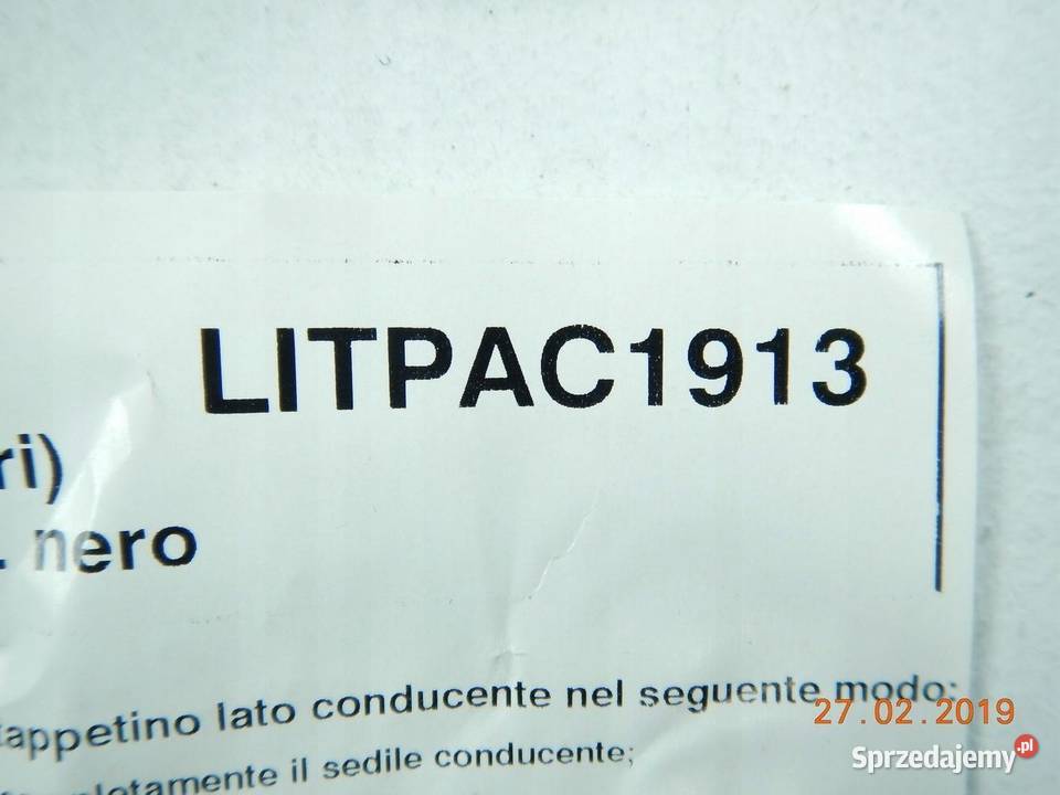 DYWANIKI WYKŁADZINA PEUGEOT BIPPER 0717