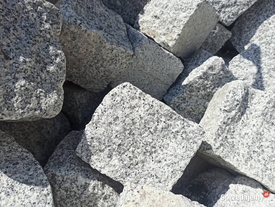 Kostka Granitowa Szara czerwona Czarna Palisada małopolskie Oświęcim