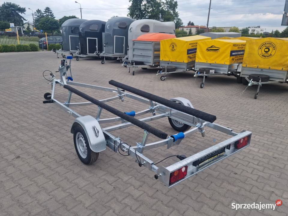 Przyczepa podłodziowa lekka pod ponton łódkę Lesznowola