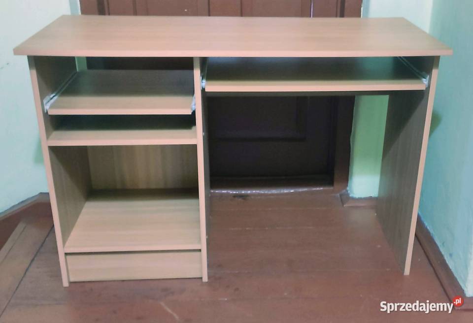 Stolik biurko komputerowe z wysuwanymi półkami 110.5cm Pruszków sprzedam