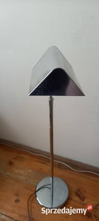 Lampa podłogowa z ruchomym ramieniem niklowany Skierniewice