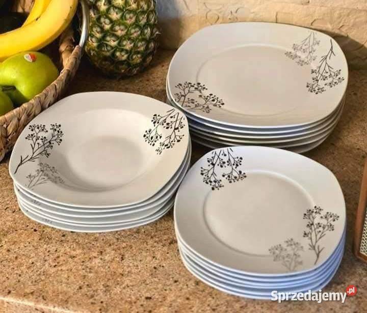 Zestaw talerzy 18 elementów Pozostałe