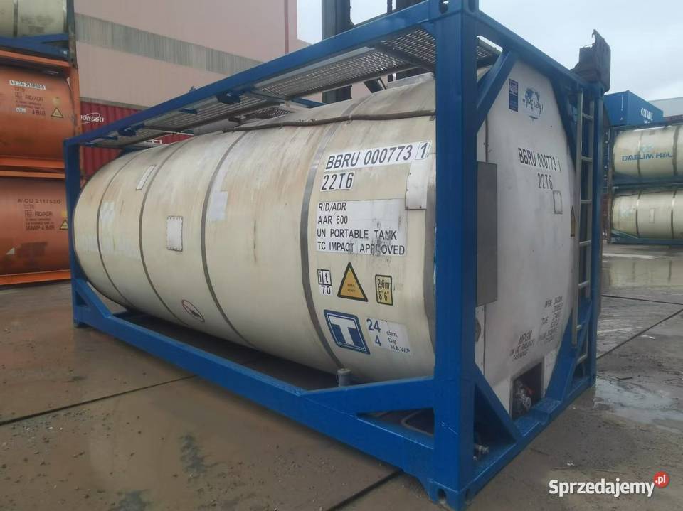 SUPER Kontener 20ft CIMC poj 24 000 litrów L4BN pełny VAT Warszawa