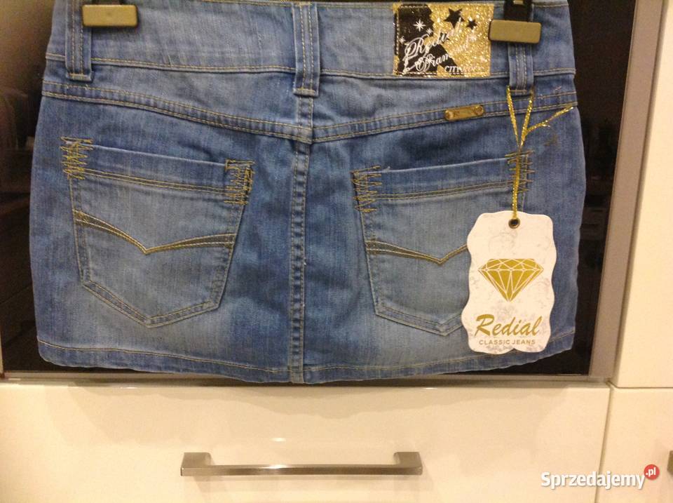 Spódnica Spódniczka Jeans Mini Damska REDIAL M Nowa Sól