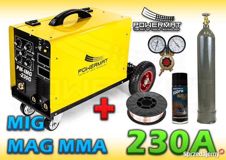 SPAWARKA MIGOMAT MIG MAG 230A INWERTOROWY ZESTAW Dom i Ogród Kielce