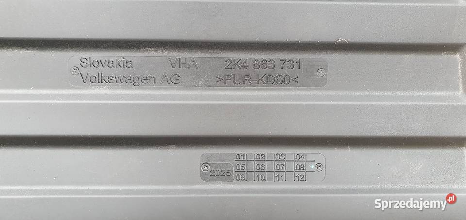 VOLKSWAGEN CADDY V 2K7 2022 MAXI WYŁADZINA MATA Wrocław