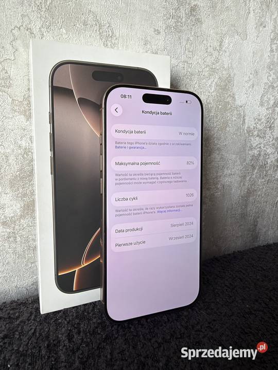 iPhone 16 Pro 512GB Idealny Stan wielkopolskie Kalisz sprzedam