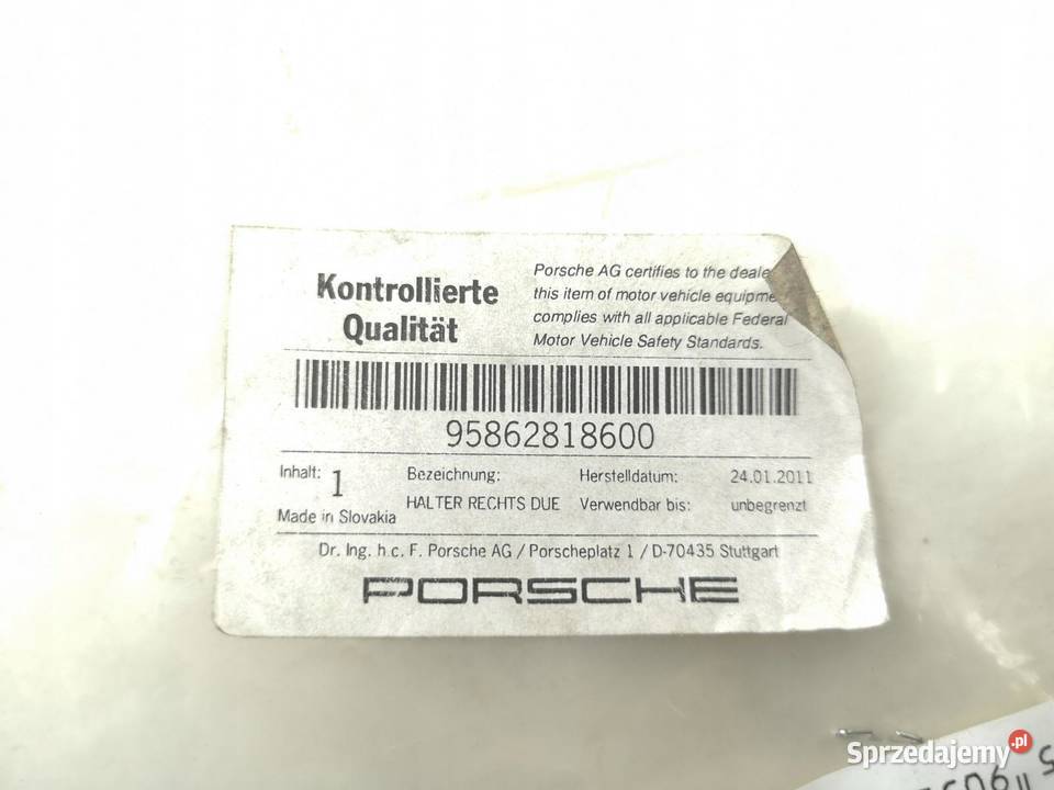 RAMKA SPRYSKIWACZA LAMPY PRAWA PORSCHE CAYENNE osobowe
