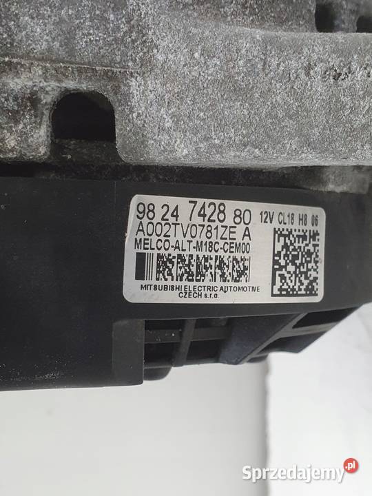 ALTERNATOR Peugeot 2008 15 BlueHDI HDI Rudka