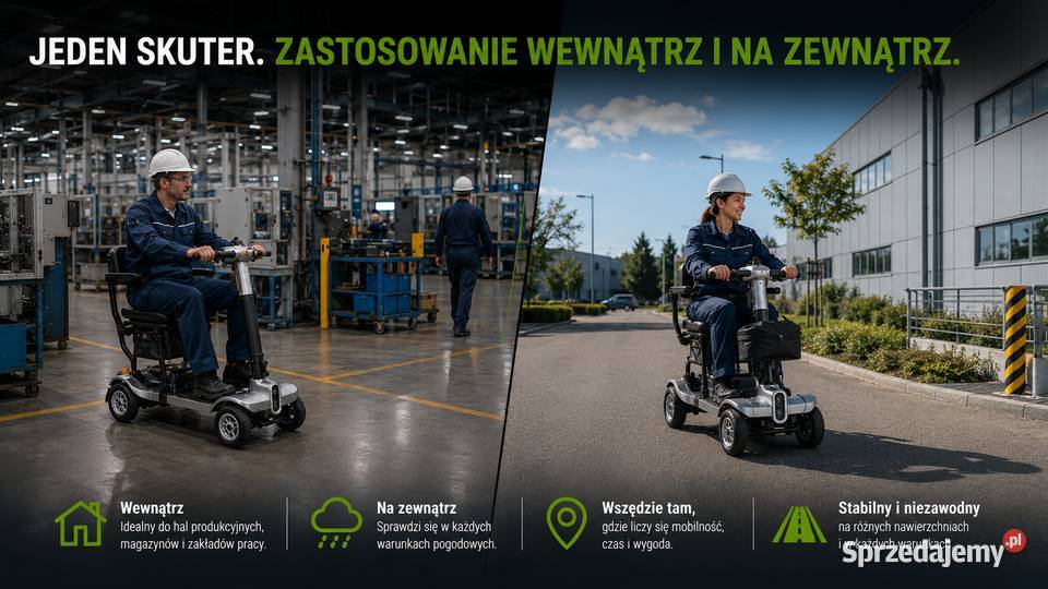 Skuter inwalidzki pracowników halowych ochrony mazowieckie Warszawa sprzedam