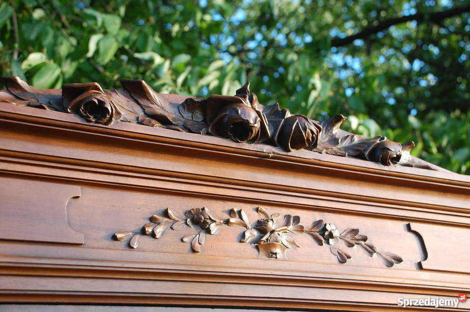 Francuska piękna szafa z kryształowym lustrem z Lublin