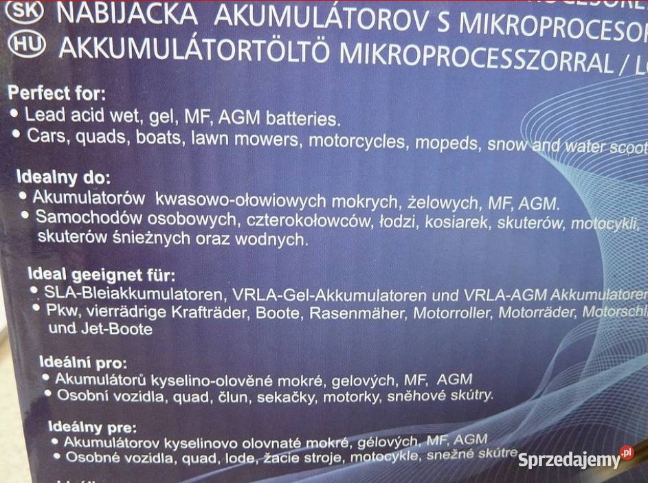 Ładowarka 612V z prądem 158V do Aku Kwasowych podkarpackie Rzeszów sprzedam