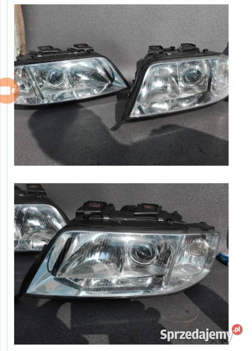 Lampy przód audi a6 c5 soczewka podkarpackie Przemyśl sprzedam