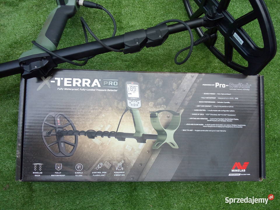 wykrywacz metali Minelab XTerra Pro dziala na