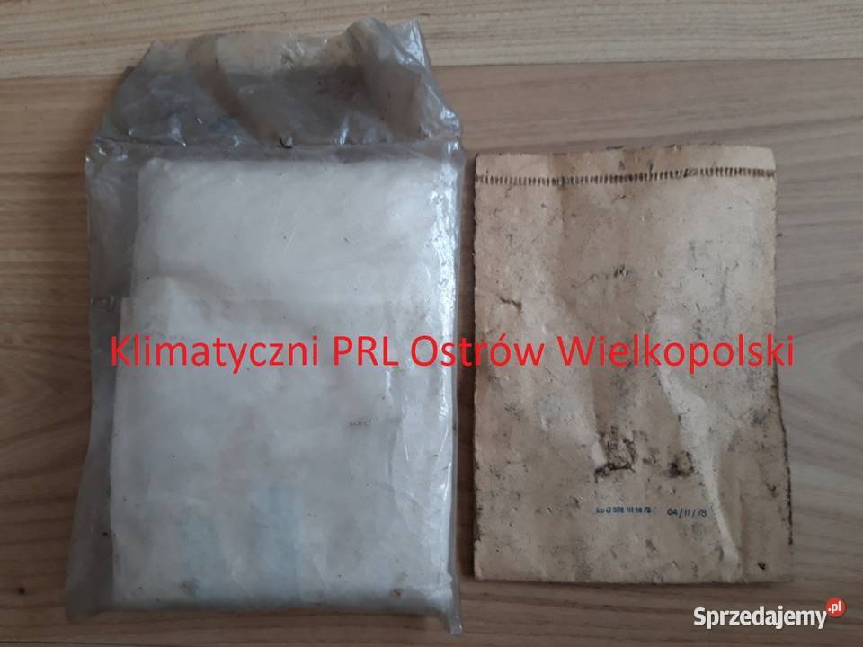 Bandaż plaster Brandwunden Verbandtuch DDR NRD Ostrów Wielkopolski