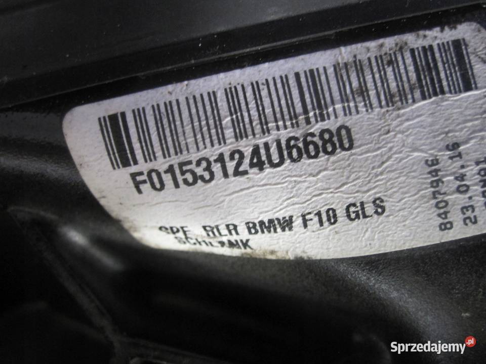 BMW F10 LIFT lusterko prawe 021141 8 PIN ANGLIK