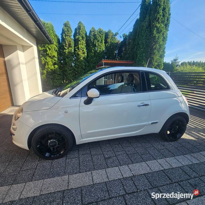 Fiat 500 12b panorama klimatyzacja alufelgi komputer pokładowy łódzkie Kutno