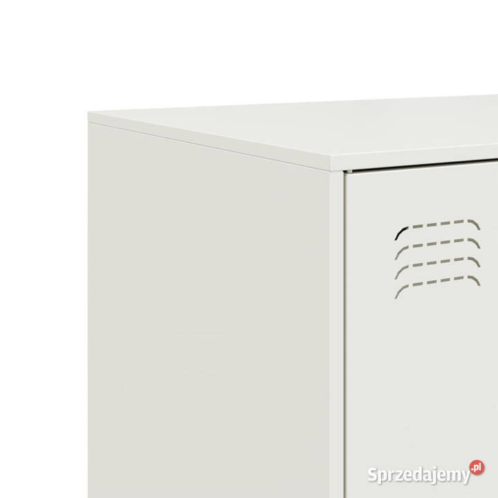 Szafka biała 99x39x73 stal WM841726 Pozostałe