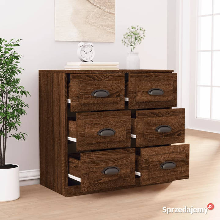 Szafka brązowy dąb 70x355x675 materiał Warszawa