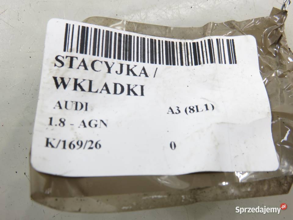 STACYJKA WKŁADKI AUDI A3 8L1 LIFT 4B0905851C małopolskie