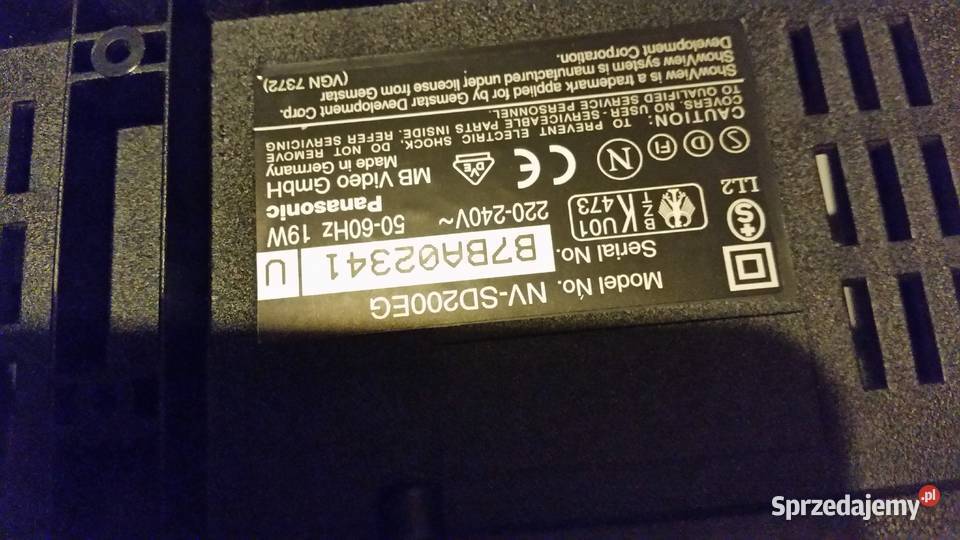 Magnetowid VHS PANASONIC NVSD200 Puławy