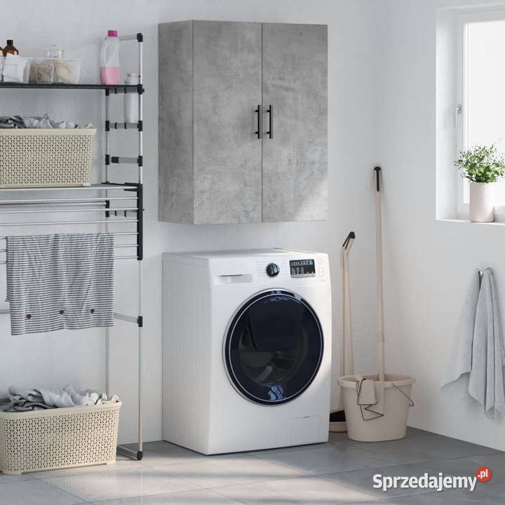 Szafka wisząca szarość betonu 695x34x90 WM828448 Warszawa