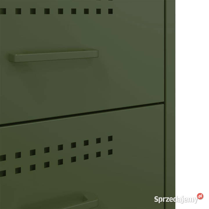 Szafka nocna oliwkowa zieleń 36x39x505 stal Warszawa sprzedam