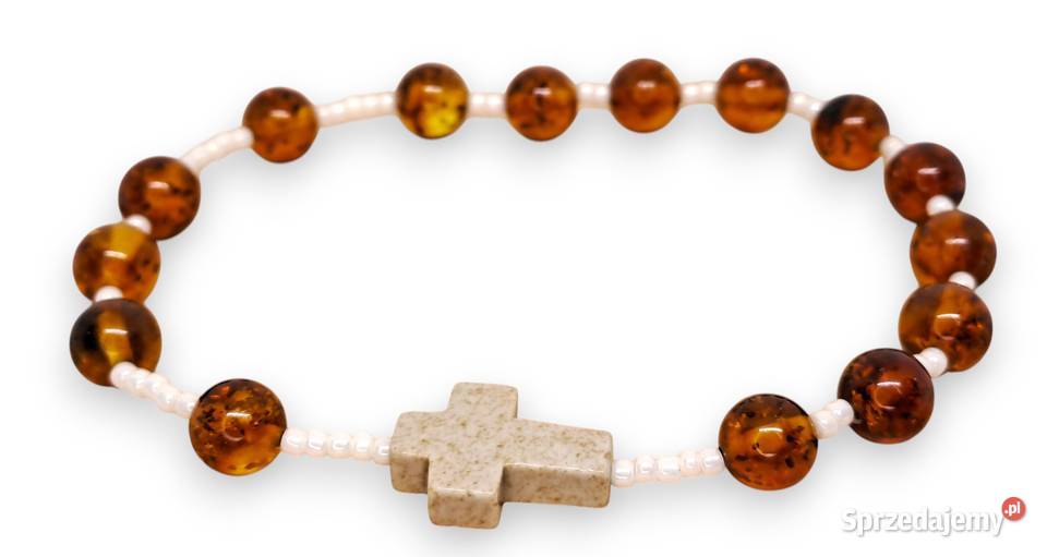 Bransoletka różaniec dziesiątka różańca z Warszawa