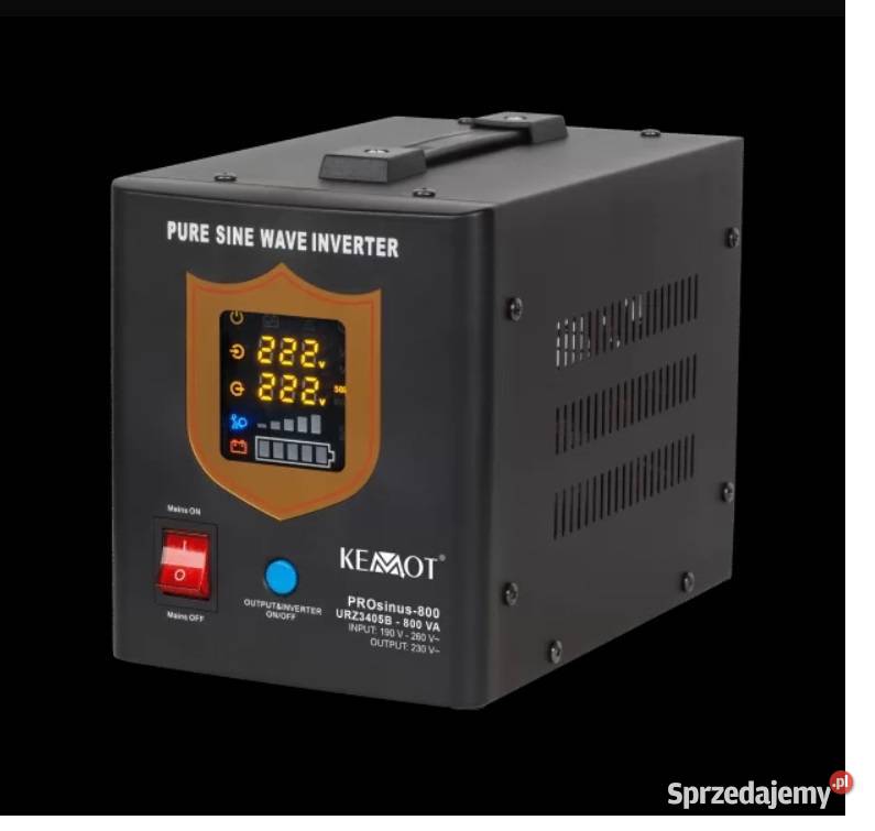 Zasilacz awaryjny KEMOT PROsinus800 12V 230V Rzeszów