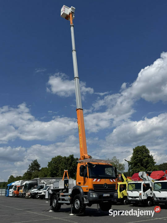 Mercedes Atego 718 E6 4x4 Zwyżka PALFINGER P210 Widełki