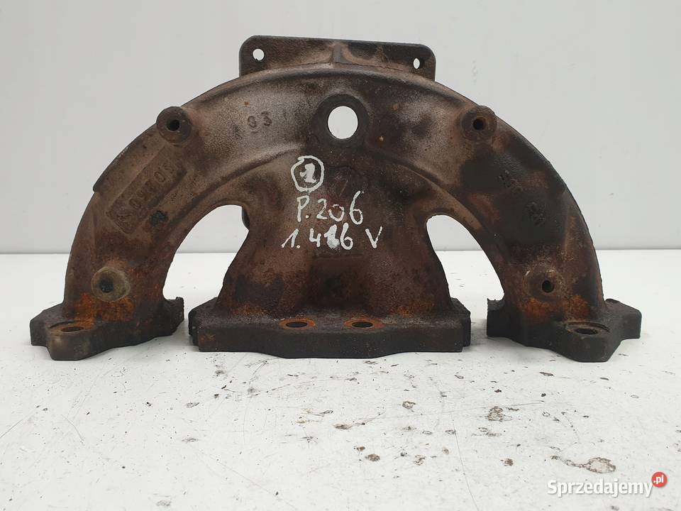 Peugeot 206 14 16V KOLEKTOR WYDECHOWY Rudka sprzedam