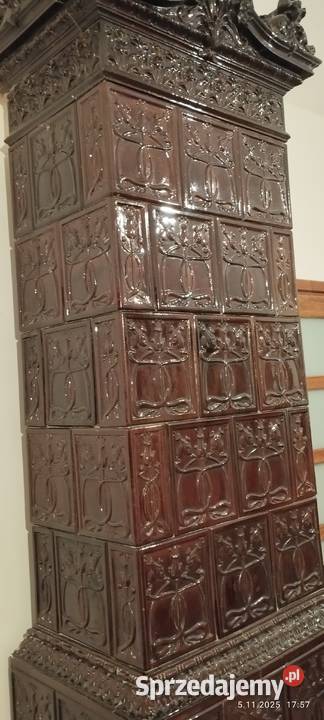 Zabytkowy piec kaflowy z 19 wieku Antyki Ołpiny